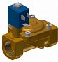 Электромагнитный клапан CEME нормально закрытый 2-ход. DN 25 220В/50HZ