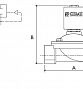 Электромагнитный клапан CEME 220v/50HZ нормально закрытый 2-ход. DN 12